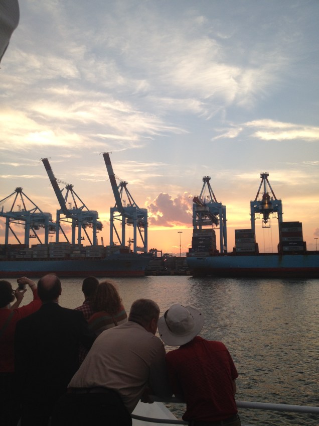 The port at Elizabeth, New Jersey