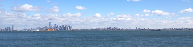 View of New York Harbor from St. George
