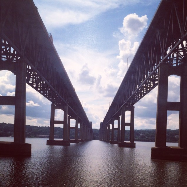 Amtrak along the Hudson River